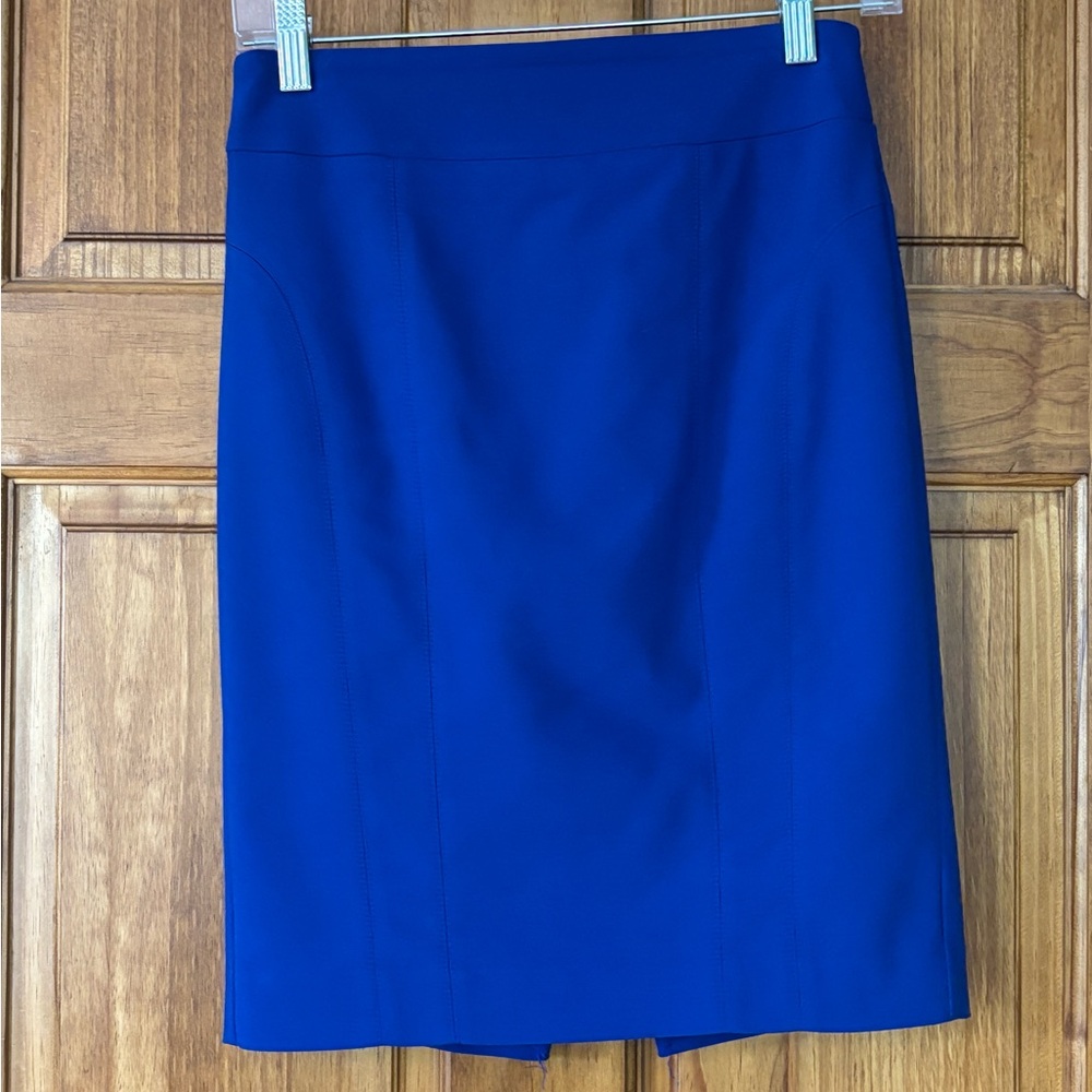 Express Royal Blue Pencil Skirt